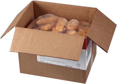 Tyson Red Label Select Cut Golden Crispy Fully Cooked Breaded Chicken Breast Tenderloin, 5 Pound -- 2 per case.
