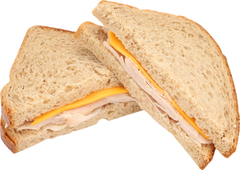 Hillshire Farm Turkey Breast and Cheddar Wedge Sandwich, 0.381 Pound -- 6 per case