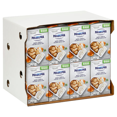 Philadelphia BAGEL CHIP W/ DIP CREAM CHEESE CHIVE ONION