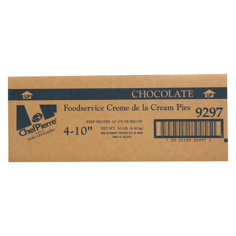 Chef Pierre PIE CHOCOLATE CREME DE LA CREAM W/ DOMES 10