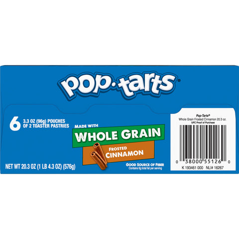 Kellogg's® PASTRY POP-TARTS® MADE W/ WHOLE GRAIN FROSTED CINNAMON