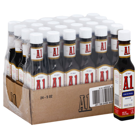 A1 Bold Label Retail Only Steak Sauce, 5 Ounce -- 24 Per Case