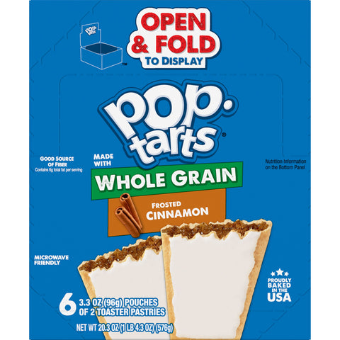 Kellogg's® PASTRY POP-TARTS® MADE W/ WHOLE GRAIN FROSTED CINNAMON