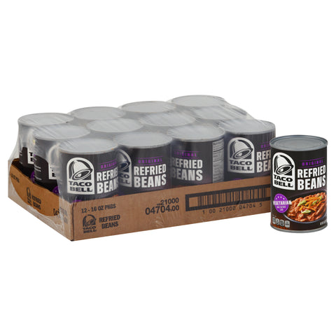 Taco Bell Refried Beans, 16 Ounce -- 12 per case.