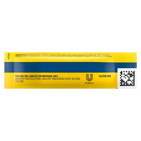 Hellmann's Real Mayonnaise Stick Packets, 0.38 Ounce -- 210 Per Case