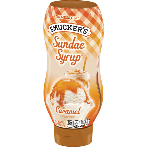 Topping Syrup Sundae Caramel Squeeze Bottle