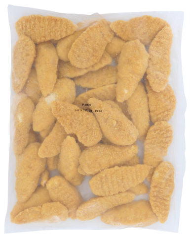 Tyson Red Label Select Cut Golden Crispy Uncooked Breaded Chicken Breast Tenderloin, 5 Pound -- 2 per case.