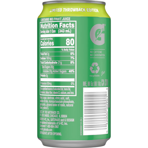 Gatorade DRINK LEMON LIME CAN