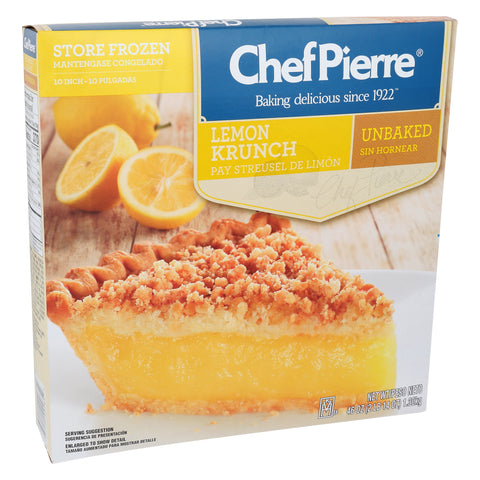 Chef Pierre PIE LEMON KRUNCH FRUIT TRADITIONAL RTB 10
