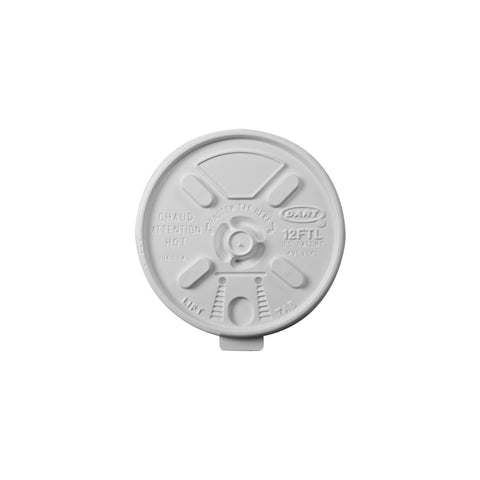 White, Lift N Lock Lids For 10J12, 12J12, 14J12, 14Fj12, 12X12G -- 1000 Per Case.