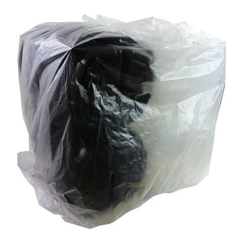 Sabert CONTAINER PLASTIC HINGED 3-COMPARTMENT BLACK/CLEAR 10X10