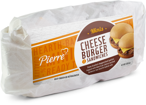 Pierre® SANDWICH MINI TWIN CHEESEBURGER IW 2.49 OZ 10000003293