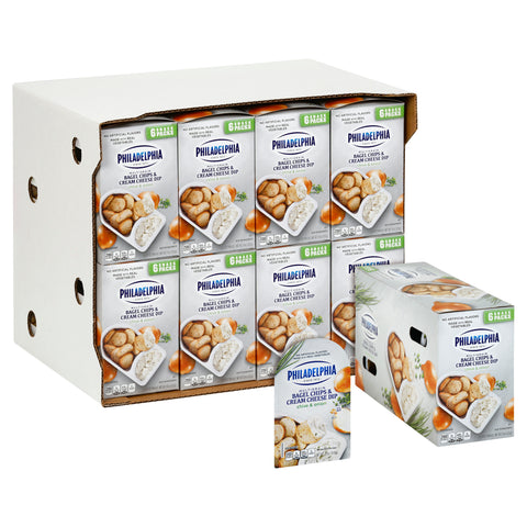 Philadelphia BAGEL CHIP W/ DIP CREAM CHEESE CHIVE ONION