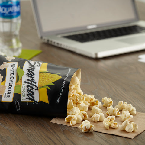Smartfood White Cheddar Cheese Flavored Popcorn, 1 Ounce -- 64 per case.