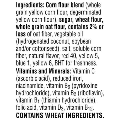 Cereal Froot Loops® Reduced Sugar Sweetened Multi-grain Bowl Pak