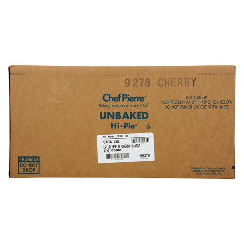 Chef Pierre PIE FRUIT CHERRY HI UNBAKED 10