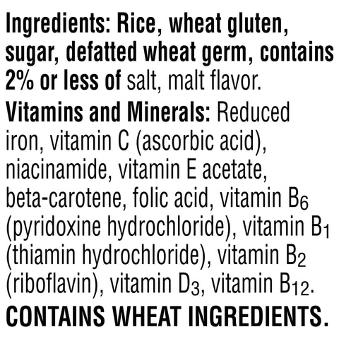Kelloggs Special K Original Toasted Rice Cereal, 0.81 Ounce -- 70 per case