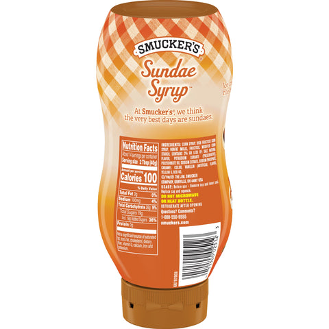 Topping Syrup Sundae Caramel Squeeze Bottle