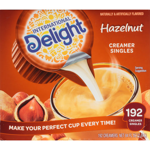 International Delight CREAMER LIQUID NON DAIRY HAZELNUT ASEPTIC SINGLE SERVE CUP
