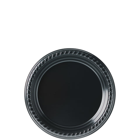 Dart Party PLATE PLASTIC BLACK 7.25