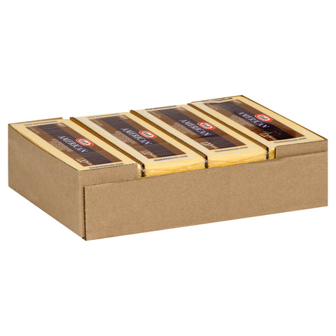 Kraft Singles Regular American Sliced Yellow Cheese, 5 Pound -- 4 per case.