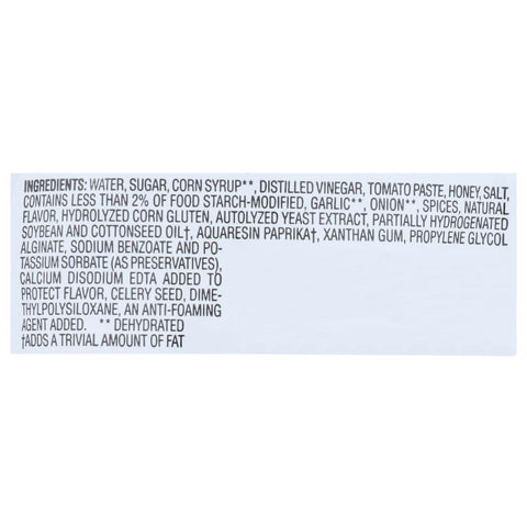 Dressing French W/ Honey Fat Free Single Serve Packet