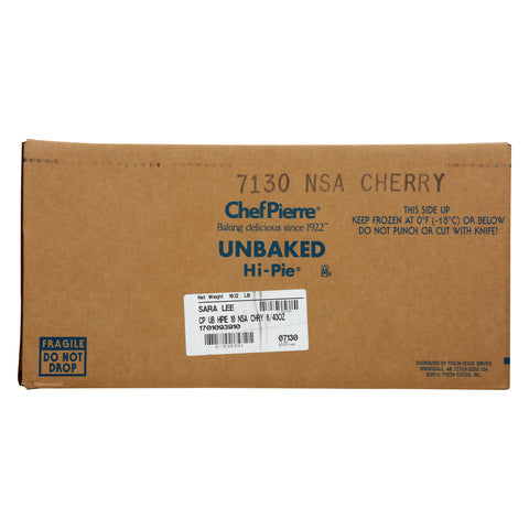 Sara Lee Chef Pierre Cherry High Pie, 43 Ounce -- 6 per case.
