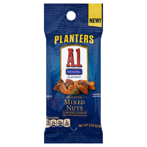 Planters NUTS MIXED ROASTED A1 SAUCE