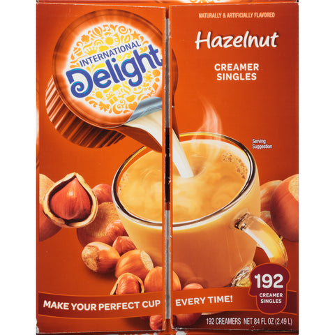 International Delight CREAMER LIQUID NON DAIRY HAZELNUT ASEPTIC SINGLE SERVE CUP