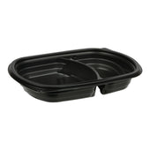 Container Plastic 2-compartment Black 8-12 Oz M420-2