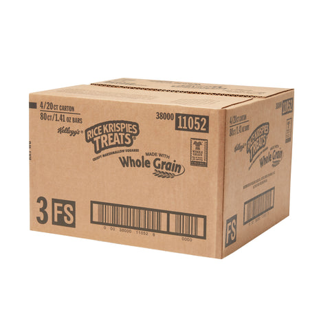 Rice Krispies Treats Whole Grain Bar, 1.41 Ounce - 20 per pack -- 4 packs per case.