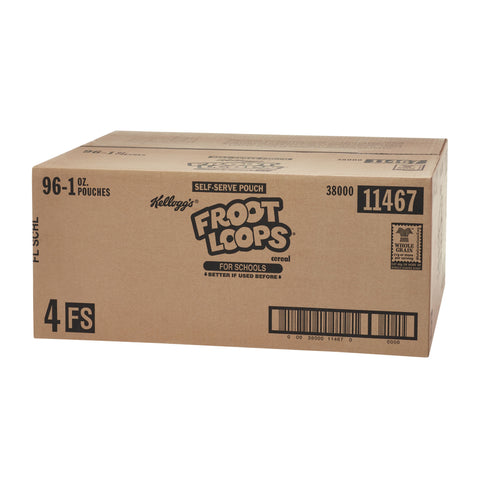 Cereal Froot Loops® Reduced Sugar Sweetened Multi-grain Bowl Pak