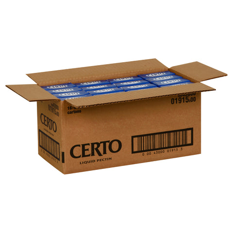 Certo Premium Liquid Fruit Pectin, 6 fluid ounce -- 16 per case
