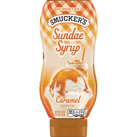 Topping Syrup Sundae Caramel Squeeze Bottle