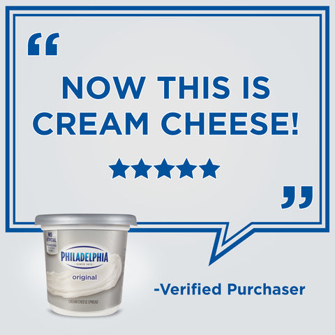 Philadelphia Original Full Fat Cream Cheese Spread, 1 Pound -- 6 per case.