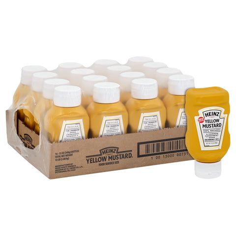 Heinz Yellow Mustard, 13 Ounce -- 16 per case.