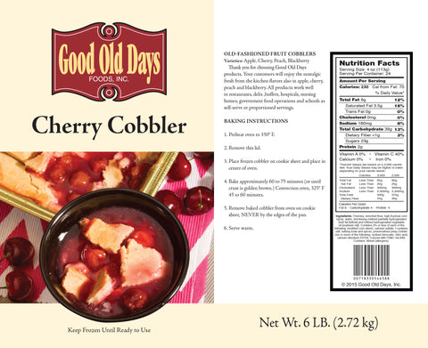 Good Old Days COBBLER CHERRY