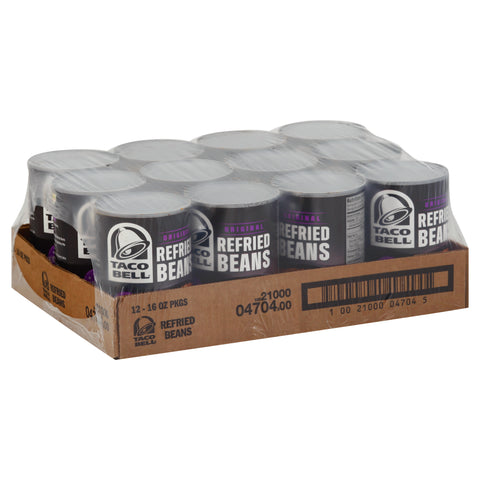 Taco Bell Refried Beans, 16 Ounce -- 12 per case.