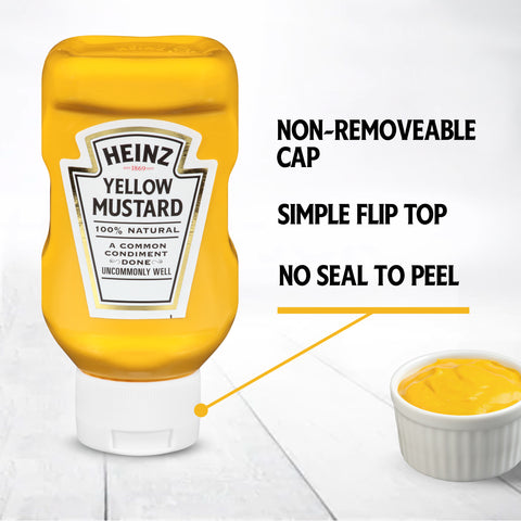 Heinz Yellow Mustard, 13 Ounce -- 16 per case.