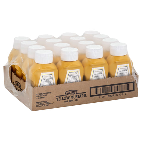 Heinz Yellow Mustard, 13 Ounce -- 16 per case.