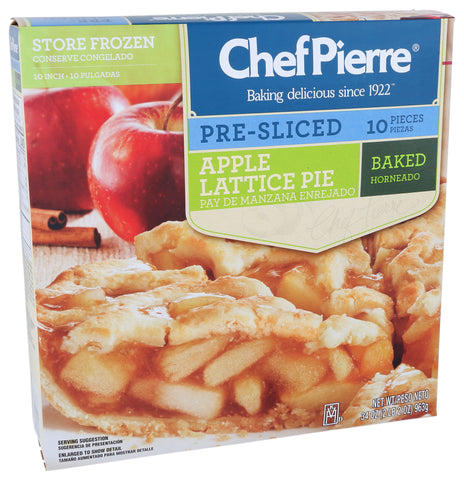 Chef Pierre PIE APPLE LATTICE BAKED 10