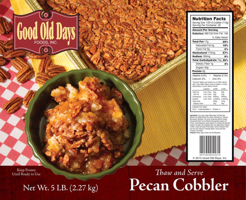 Good Old Days COBBLER PECAN THAW & SERVE