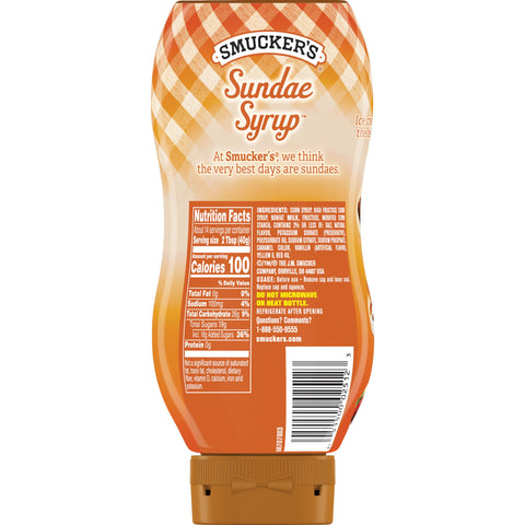 Topping Syrup Sundae Caramel Squeeze Bottle