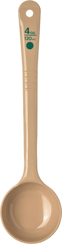 Carlisle MEASURE MISER® SOLID LONG HANDLE BEIGE 4 OZ
