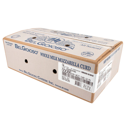 Belgioioso CHEESE MOZZARELLA CURD FRESH PH 5.80