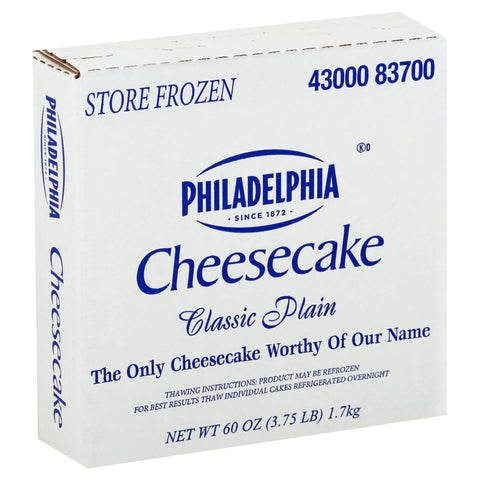 Philadelphia CHEESECAKE NY STYLE PLAIN PRESLICED 16 SLICE 9