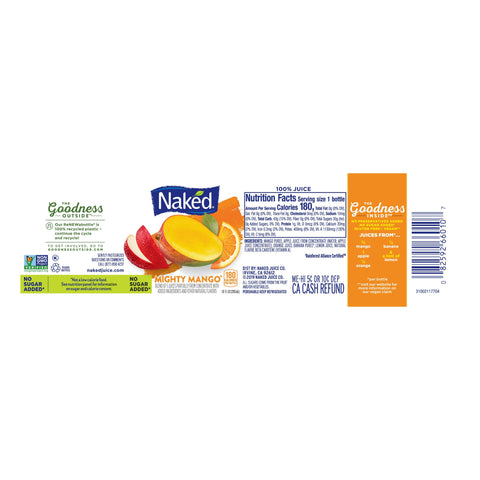 Juice Naked Mighty Mango – Food Service Rewards