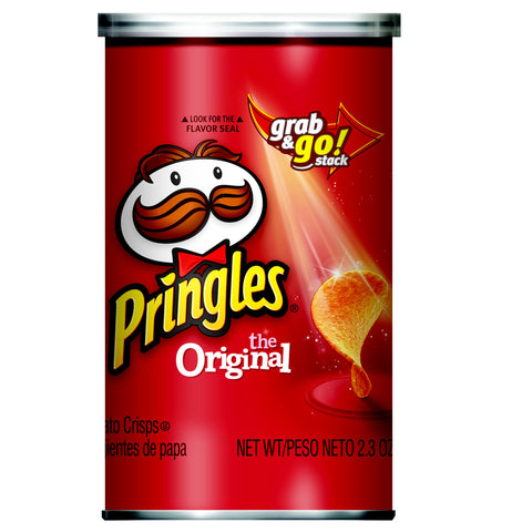 Pringles Large Original Grab and Go, 2.38 Ounce -- 12 per case.