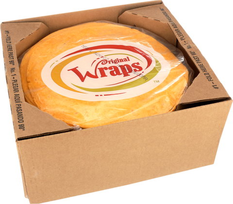 Tortilla Flour Pressed Cheddar Cheese 12