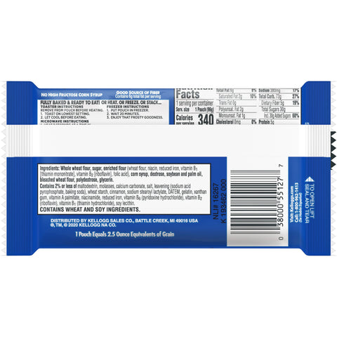 Kellogg's® PASTRY POP-TARTS® MADE W/ WHOLE GRAIN FROSTED CINNAMON